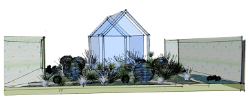 'Casa de Vidro' will use glass as a structural and artistic element, to inspire and challenge Ellerslie International Flower Show visitors to think of glass as more than a window pane.